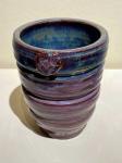 Blue/Plum Vase by Cari & Peter Corbet-Owen