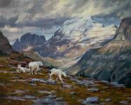 First Snow, Mt. Gould by Mitch Baird