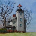 Sodus Point Lighthouse, Lake Ontario by Fay Kahn