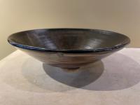 Golden Brown, low round bowl by Cari & Peter Corbet-Owen