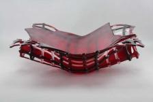 Red Grid Vessal by Jo Ann Syron