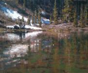 Emerald Snowmelt by Elizabeth Ganji