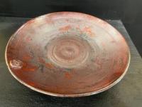 Low Bowl - Metallic Burgandy by Cari & Peter Corbet-Owen