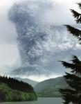 Mt. St. Helens From Yale Lake, May 18th, 1980 by Steve Terrill