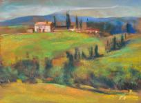 Villa Near Volterra, Italy by Steve Hill
