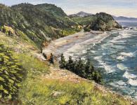 A Day at the Oregon Coast by Charles R. Garrett