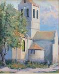 Church at Auvers by Harry Wheeler