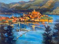 Old Korcula City at Daybreak by Steve Hill