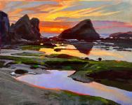 Tidal Pool Gold by Tracy Leagjeld