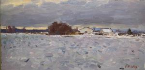 Snow Day I (unframed) by Oleg Ulitskiy