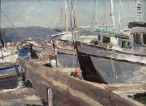 Fishing Boats, Ilwaco by Oleg Ulitskiy