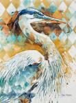 Quilted Heron by Denise McFadden