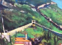 Fortified Wall, Ston, Croatia by Steve Hill