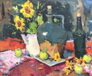 Still Life with Green Apples by Eric Jacobsen