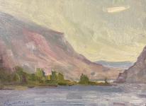 Gorge Morning II (unframed) by Michael Lindstrom