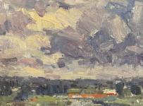 Churning Sky (unframed) by Michael Lindstrom