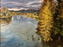 Autumn in Woodland by Charles R. Garrett