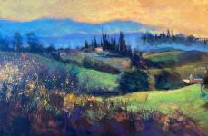 Autumn Sunset near Sienna by Steve Hill