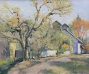 Champoeg in Winter by Harry Wheeler